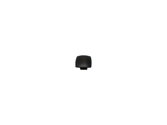 OIL RUBBED BRONZE Modern Square Knob Overall Length: 1-7/32"
