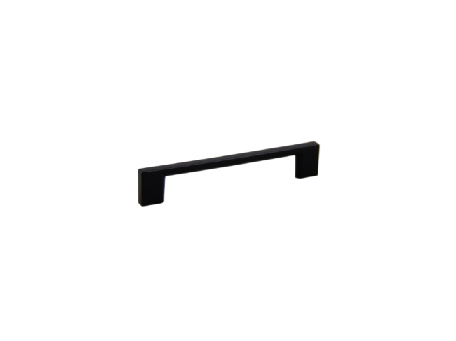 MATTE BLACKContemporary Slim Square Pull Overall Length: 5-7/8" Center to Center: 128mm