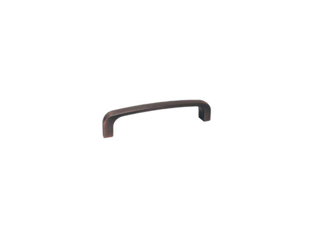 OIL RUBBED BRONZE Modern Curved Pull Overall Length: 4" Center to Center: 96mm