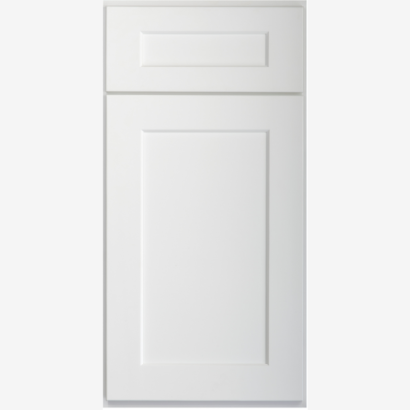 View of KITCHEN CABINETS SHAKER WHITE - Kitchen Liquidators