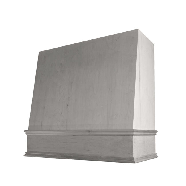 Wilmington Angled Classic Moulding Smooth Wood Hood 36Wx48H