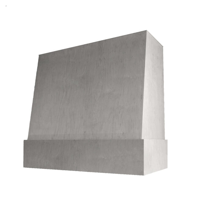 Wilmington Angled Matching Maple Band Smooth Wood Hood 30Wx48H