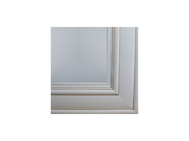 DOUBLE DOOR STACKER WALL CABINETS - SEEDY Glass Inserts for Casselberry W2412GD, 2 pieces