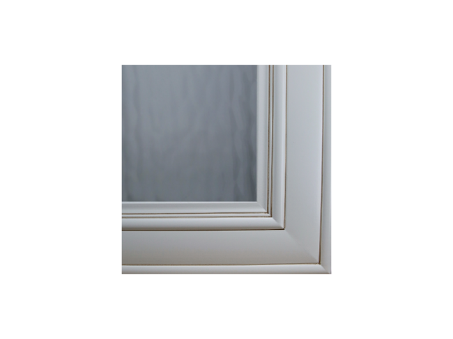 SINGLE DOOR WALL CABINETS - WAVY Glass Inserts for Casselberry W1542GD, 1 piece